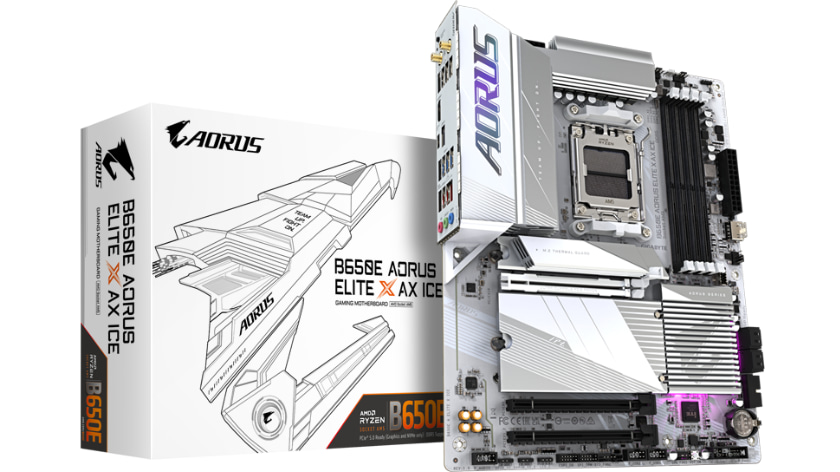 Gigabyte B650E Aorus Elite X AX ICE