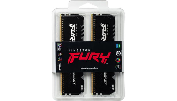 32Gb (2x16Gb)  DDR4 3200MHz CL16 Kingston Fury Beast