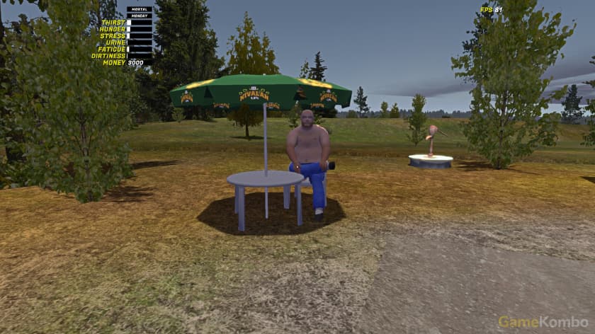 місцевий алкоголік Jouko у My summer Car